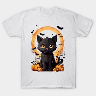 Cute black cat T-Shirt